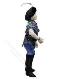 (image for) Miniature Handcrafted Vintage Tudor Nobleman Doll in Blue