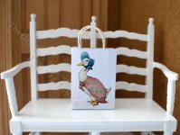 (image for) Miniature Jemima Puddle-Duck Paper Bag for Dollhouses