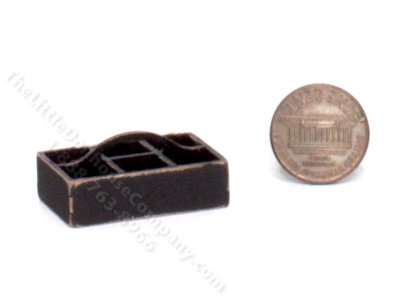 (image for) Miniature Rectangular Wooden Basket Kit by Pierluigi