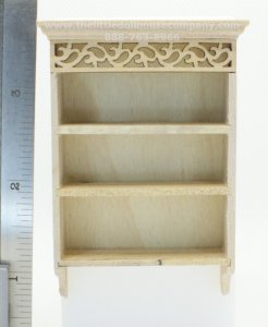 (image for) Miniature Unfinished Wall Hanging Shelf