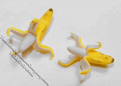 (image for) Miniature Model Peeled Banana by Charlotte Willmott
