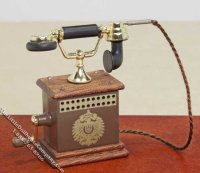 (image for) Dollhouse Scale Model Replica Antique Phone for Dollhouses