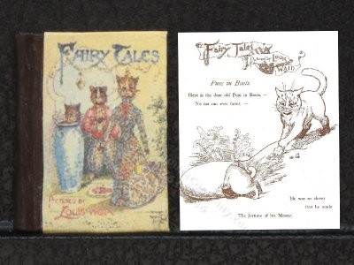 (image for) Miniature Illustrated Readable Book: 'Fairy Tales'