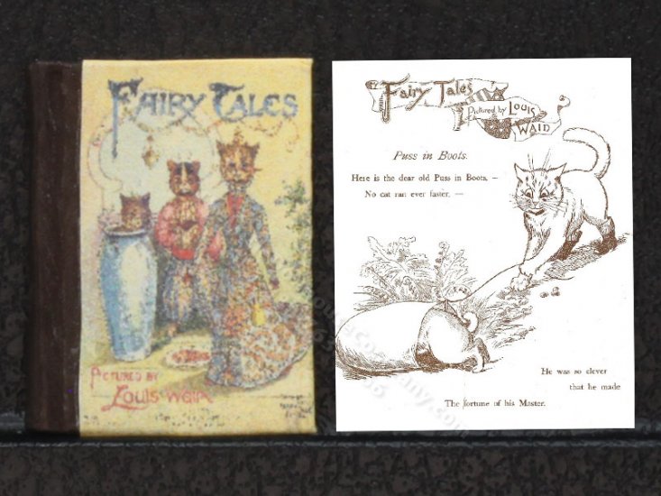 (image for) Miniature Illustrated Readable Book: 'Fairy Tales'