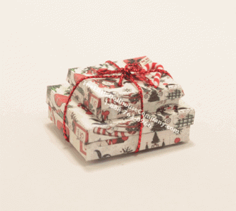 (image for) Dollhouse Miniature Double Christmas Gift