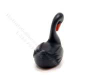 (image for) Miniature Black Swan for Dollhouses