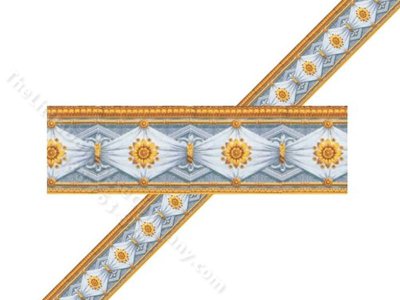 (image for) 1:24 Scale Dollhouse Wallpaper Border