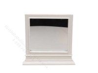 (image for) Miniature Country Style Mirror for Dollhouses - White