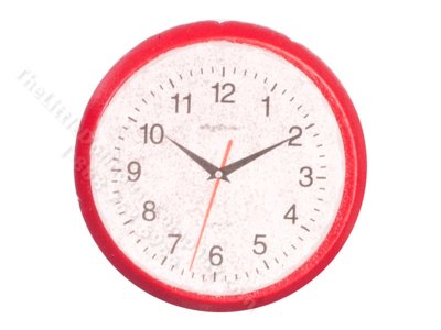 (image for) Miniature Red Clock for Dollhouses