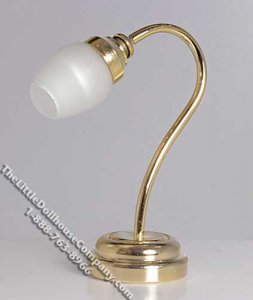 (image for) Miniature Battery Operated Brass 'Henderson' Table Lamp