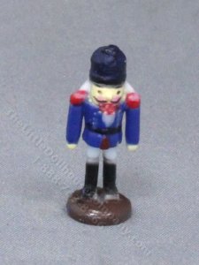 (image for) Miniature Nutcracker Figurine for Dollhouses