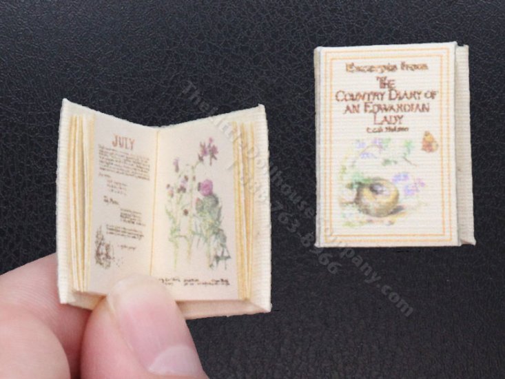 (image for) Miniature Book: The Country Diary of an Edwardian Lady