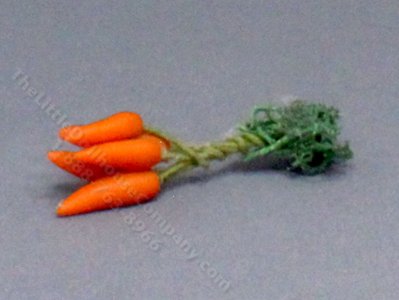 (image for) Miniature Bunch of Carrots for Dollhouses
