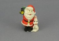 (image for) Dollhouse Miniature Santa with Rabbit