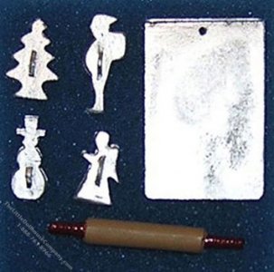 (image for) Miniature Xmas Cookie Set for Dollhouses