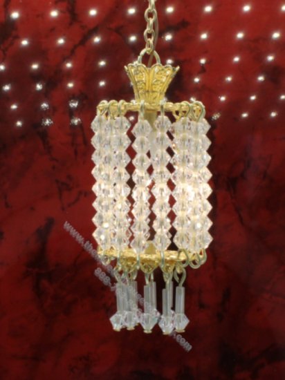 (image for) Dollhouse Scale Cylindrical Chandelier