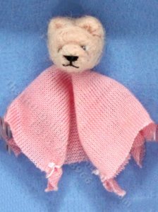(image for) Miniature Mohair Cuddle Bear by Erna Meyer