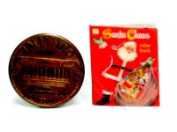(image for) Miniature Christmas Coloring Book with Real Pages