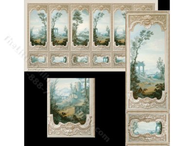 (image for) 1/2 Scale Wall Panel for Dollhouses
