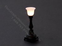 (image for) Miniature Black Torchiere Table Lamp