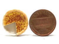 (image for) Miniature Sliced Custard Pie in White Ceramic Dish