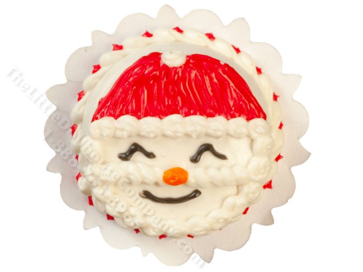 (image for) Miniature Santa Cake for Dollhouses