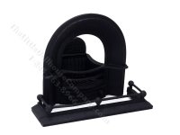 (image for) Miniature Fireplace Insert and Fender Set for Dollhouses - Black
