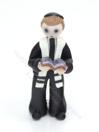 (image for) Miniature Handmade Bar Mitzvah Boy Doll