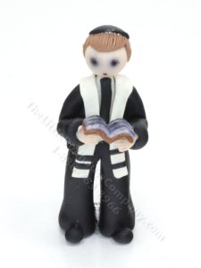 (image for) Miniature Handmade Bar Mitzvah Boy Doll