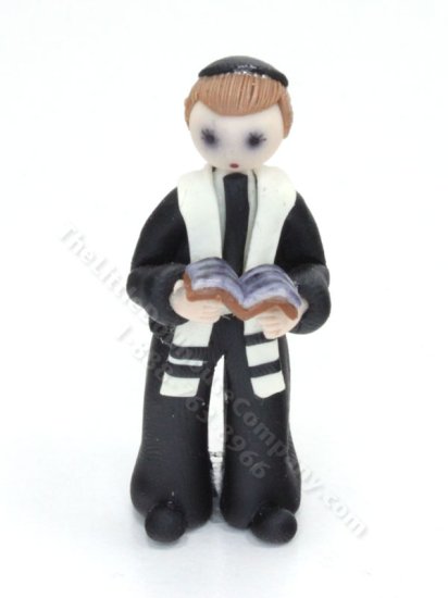 (image for) Miniature Handmade Bar Mitzvah Boy Doll