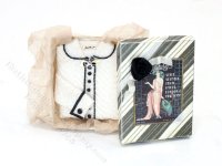 (image for) Miniature Black and White Blouse by Judith Blondell