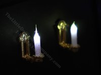 (image for) 1:48 Scale Miniature 3V Pair of Sconces for Dollhouses