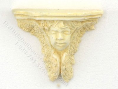 (image for) Miniature Cherub Bracket for Dollhouses - Tan (2pc)