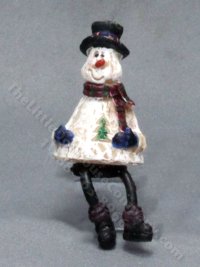 (image for) Miniature Snowman Decoration for Dollhouses