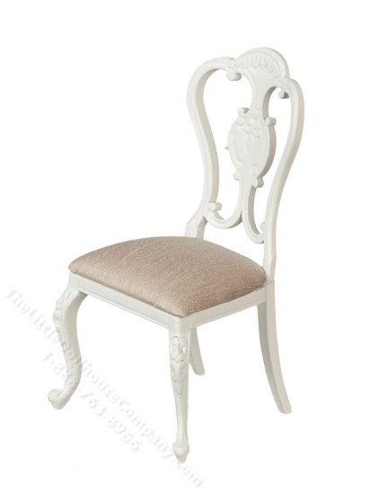 (image for) American Victorian 1840 - Side chair - White
