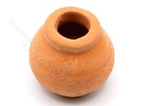(image for) Miniature Round Terracotta Planter for Dollhouses