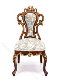 (image for) Miniature Late Victorian Dressing Table Chair - Walnut