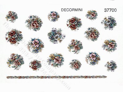 (image for) Miniature Wild Flower Decals for Dollhouses