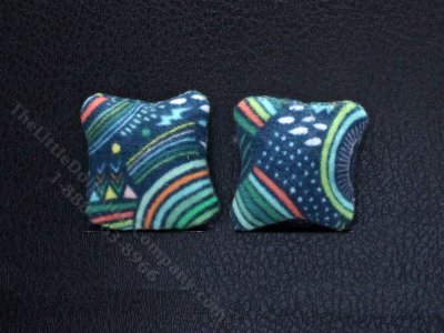(image for) Miniature Pair of Abstract Pattern Pillows