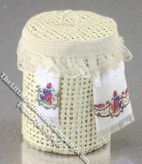 (image for) Miniature Laundry Basket for Dollhouses