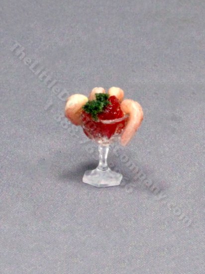 (image for) Dollhouse Scale Model Shrimp Cocktail