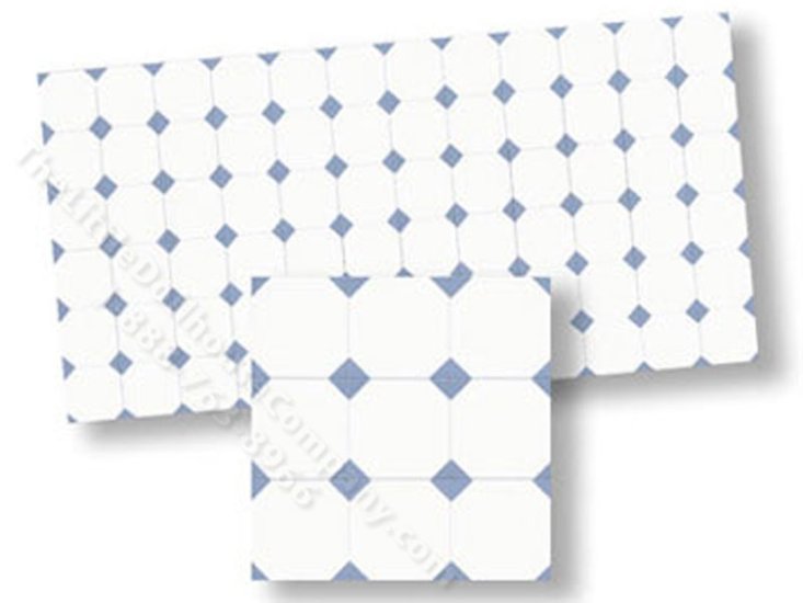 (image for) Dollhouse Scale Model Floor Tiles