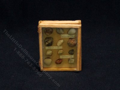 (image for) Miniature Framed Rock Collection for Dollhouses
