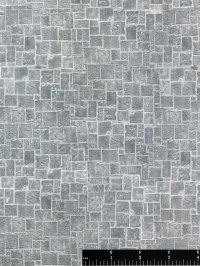 (image for) Grey Stone Wallpaper Sheet for Dollhouses, 2pc