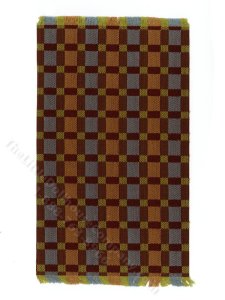 (image for) Miniature Modern Squares Pattern Rug for Dollhouses
