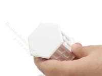 (image for) Miniature White End Table For Dollhouses