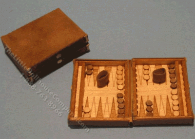 (image for) Miniature Backgammon Set Building Kit