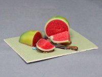 (image for) Miniature Sliced Watermelon Set for Dollhouses