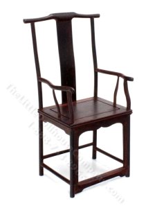 (image for) Miniature Tall Ming Armchair for Dollhouses