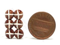 (image for) Miniature 6 Hot Cross Buns by Charlotte Willmott